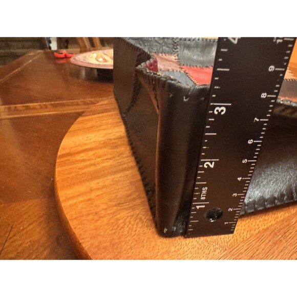 Unbranded Leather Multicolor Patchwork Shoulder Crossbody Bag Purse - Picture 11 of 12